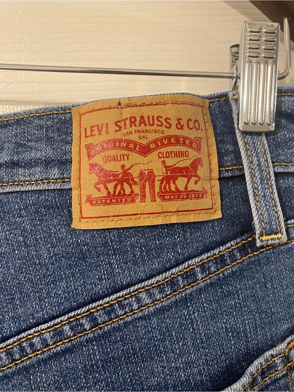 Levi’s Ribcage Straight Ankle High Rise Jeans Size 26 - Picture 9 of 12